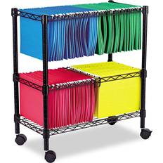 Desktop Organizers & Storage Alera Two-Tier Rolling File Cart, 26w