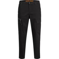 Jack & Jones Ace Dex Tapered Cargo Pants - Black