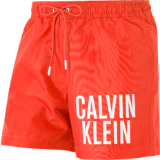 Calvin Klein Red Swimwear Calvin Klein Swimwear Logo Shell Swimming Shorts