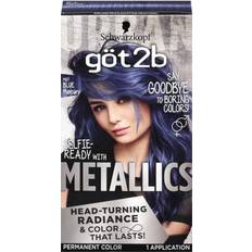 Blue Permanent Hair Dyes Schwarzkopf Got2B Selfie Ready Metallics M67 Blue Mercury