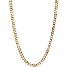 Necklaces Lynx "Men's Stainless Foxtail Chain Necklace, 30" Yellow"