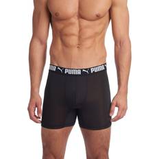 Puma Men's Underwear Puma Pack Boxer Briefs, Black Black