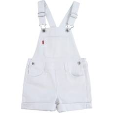 Levi's Girl's Denim Shortalls - White