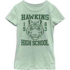 Hawkins high school 1986 green tiger logo shirt, hoodie, sweater