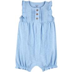 Playsuits Carter's Baby 1-Piece Flutter Slub Jersey Romper