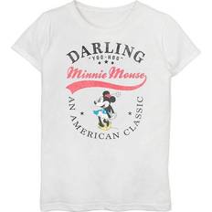 Fifth Sun "Disney's Minnie Mouse Girls 7-16 "American Classic" Graphic Tee, Girl's, Medium, White"