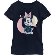 Disney Girl's Mickey & Friends Moonlight Minnie Child T-Shirt Navy Blue