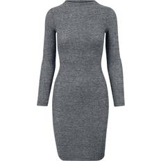 Urban Classics Ladies Rib Dress Short dress charcoal