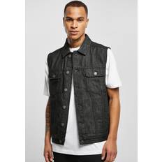 XL Westen Urban Classics Denim Vest Vest black