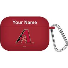 Artinian Arizona Diamondbacks Personalized Silicone AirPods Pro Case Cover