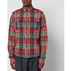 Polo Ralph Lauren Red Clothing Polo Ralph Lauren Checked Cotton-Blend Shirt