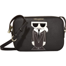 Karl Lagerfeld Paris | Women's Maybelle Camera Crossbody Bag | Black/Silver | Size