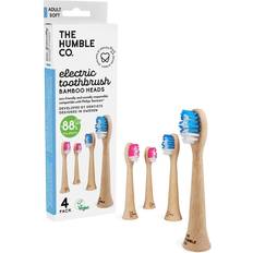 The Humble Co. Electric Toothbrush Bamboo Heads Soft 4-pack