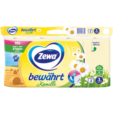 Zewa Toilettenpapier bewährt Kamille 3-lagig 8 Rollen