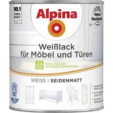 Malerfarbe Alpina 750ml seidenmatt Möbellack Türenlack