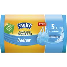 Avfallshåndtering Swirl Avfallspåse Badrum 5L, 45-pack