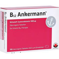 Rezeptfreie Arzneimittel B12 ANKERMANN überzogene 100 St. Tablette