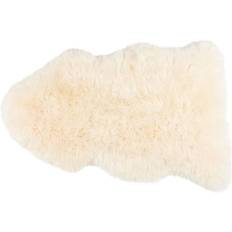 Shepherd Linn Long-haired Sheepskin 100x60cm Blå, Beige