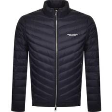 Blau - Herren Oberbekleidung Armani Exchange Milano New York puffer jacket