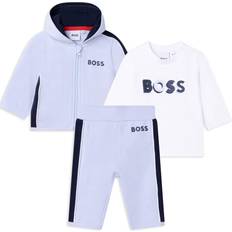 Hugo Boss Baby Logo Print Tracksuit Set - Pale Blue (J98369-771)