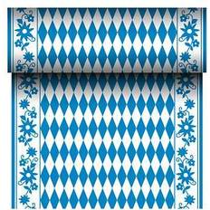 Papstar Tischläufer ROYAL Collection 88159 blau, weiß 40,0 cm x 24,0 m