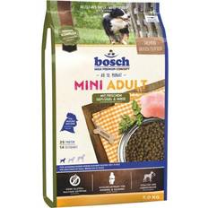 Erwachsene Tiere - Hunde - Hundefutter Haustiere bosch Mini Adult Geflügel & Hirse 1kg Hundetrockenfutter