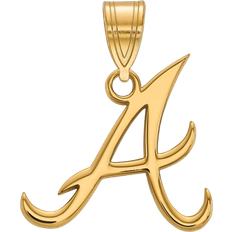 Atlanta Braves Charm Pendant - Gold