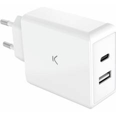 Ksix 65w Usb-c And Usb-c Wall Charger