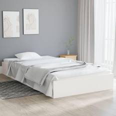 vidaXL Bed Frame White Sängram