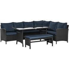 Patio Furniture OutSunny 860-109CF Patio Dining Set