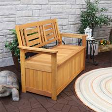 Garden Benches Sunnydaze Meranti Oil