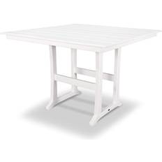 Polywood 59" Farmhouse Trestle Outdoor Bar Table