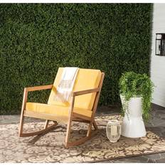 Outdoor Rocking Chairs Safavieh Vernon Teak