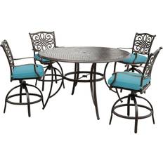 Outdoor high table and chairs Hanover Traditions 5-Piece Outdoor Bar Set