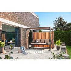 Sonnenliegen Home Deluxe Pavillon Gartenliege PROVENCE