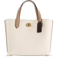 Coach Vesker Coach Willow Tote 24 - Brass/Chalk Multi