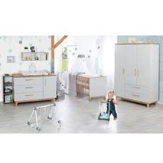 Beige Möbel-Sets Roba Kinderzimmer Caro Wickelkommode breit