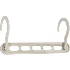Hooks & Hangers Honey Can Do 9" White Cascading Collapsible Hangers, 20ct.