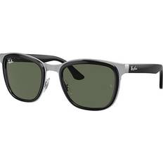 Ray-Ban Herre Solbriller Ray-Ban Unisex Clyde - Black Frame Green Lenses 53-22