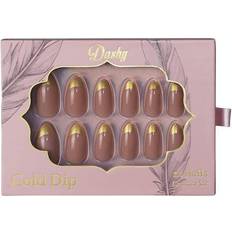 Künstliche Nägel & Nageldekoration 24 Nails Couture Kit Gold Dip