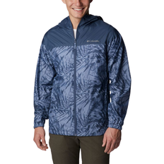 Columbia Flash Challenger Novelty Windbreaker Jacket - Bluestone Dye Palms Tonal Print