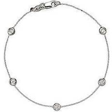 Roberto Coin Bezel Bracelet - White Gold/Diamond