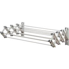 Clothing Care Woolite Aluminum Collapsible Wall Drying Rack (W-84152) Silver