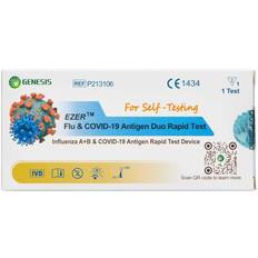 Covidtester Selvtester Ezer Flu & Covid-19 Antigen Duo Rapid Test