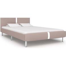 vidaXL Bed Frame Cappuccino Sängram