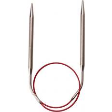 ChiaoGoo Stainless Steel Regular Red Circular Knitting Needles 32 (80 cm) US 8 (5 mm)