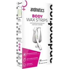 Andmetics Wachsstreifen Body Wax Strips 20 Artikel im Set 20-pack