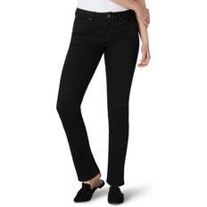 Lee Straight - Women Jeans Lee Women's Legendary Straight Jeans, T/Large, Black