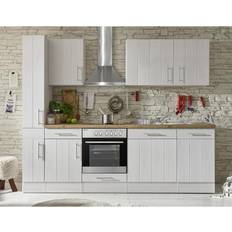 Spüle - mit Elektrogeräten Kücheneinrichtungen Respekta Complere Country/ white 250 cm