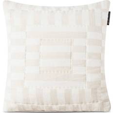 Lexington Quilted Blend Putetrekk Hvit, Beige (50x50cm)